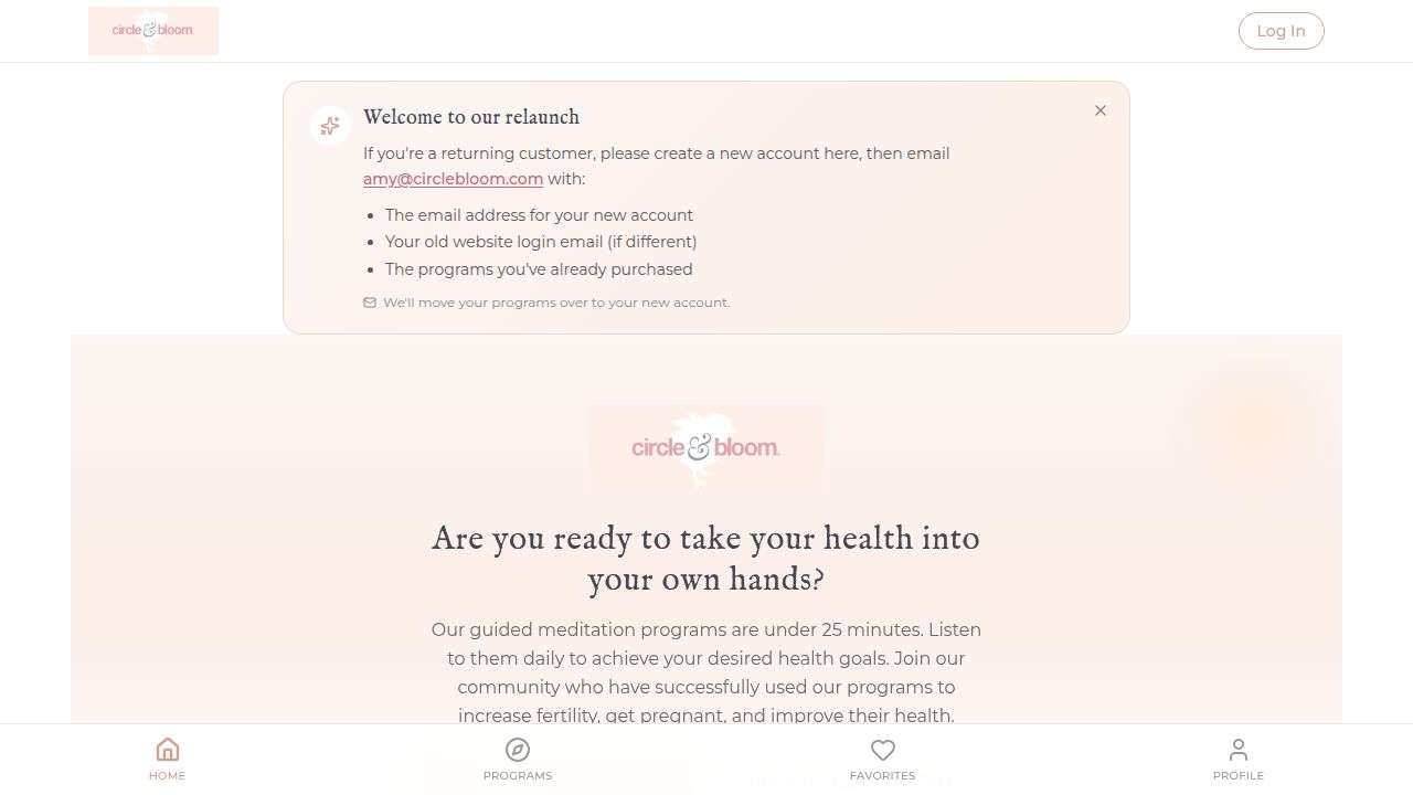 Circle + Bloom — Guided Meditation for Fertility, Pregnancy & Women's ...